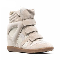 Hightop Wedge Ankle Boots