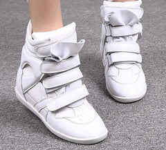 Hightop Wedge Ankle Boots