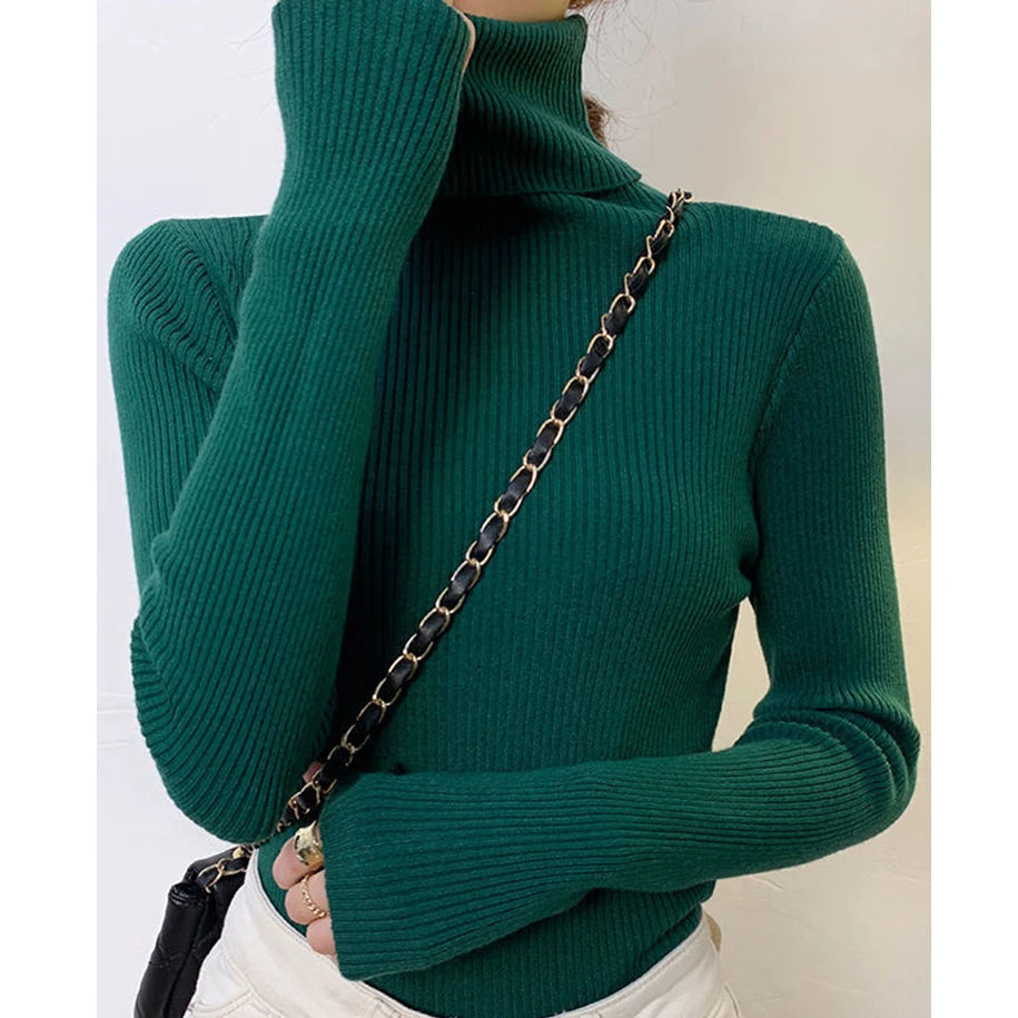 Cozy Cashmere Turtleneck Sweater