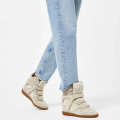 Hightop Wedge Ankle Boots