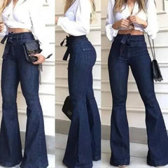 High Waist Flare Jeans for Women