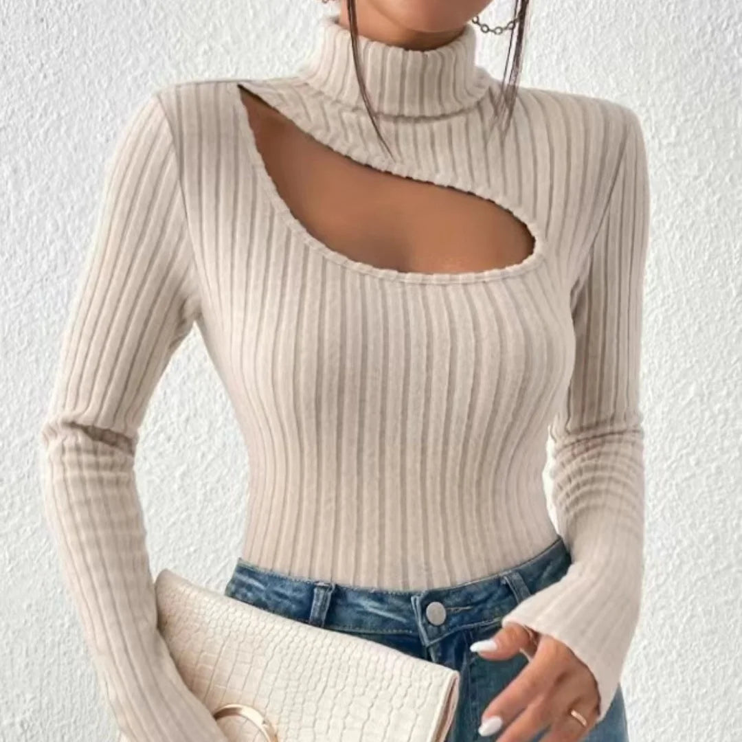 Sexy Slim Fit Turtleneck Top