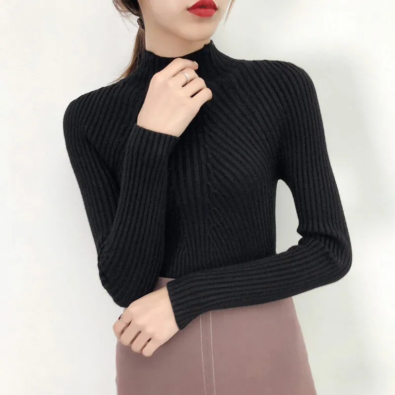 Comfy Slim Turtleneck Sweater