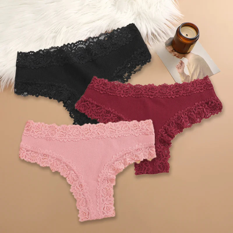 Floral Lace Comfort Briefs