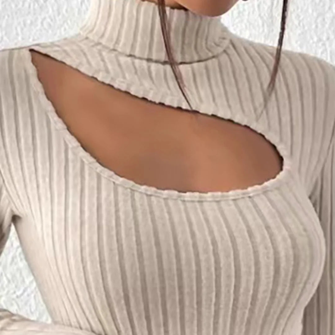 Sexy Slim Fit Turtleneck Top