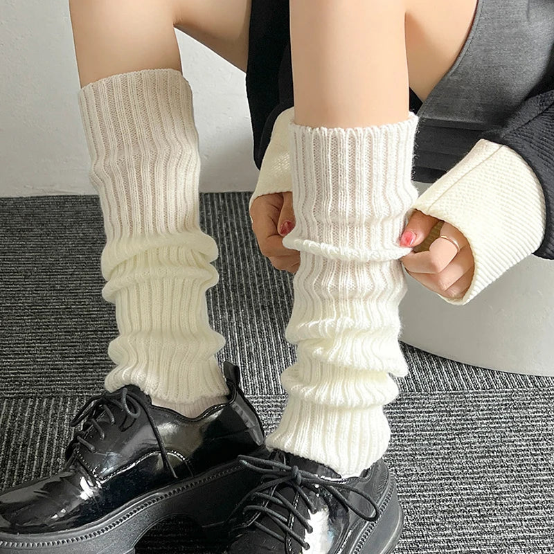 Cozy Knit Lolita Leg Warmers