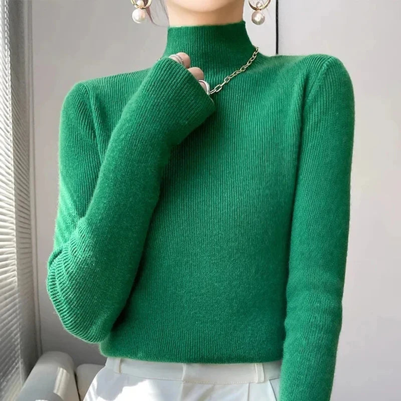 Knit Half Turtleneck Sweater