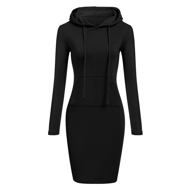 Chic Hooded Dress for Women