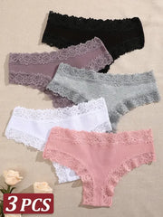 Floral Lace Comfort Briefs