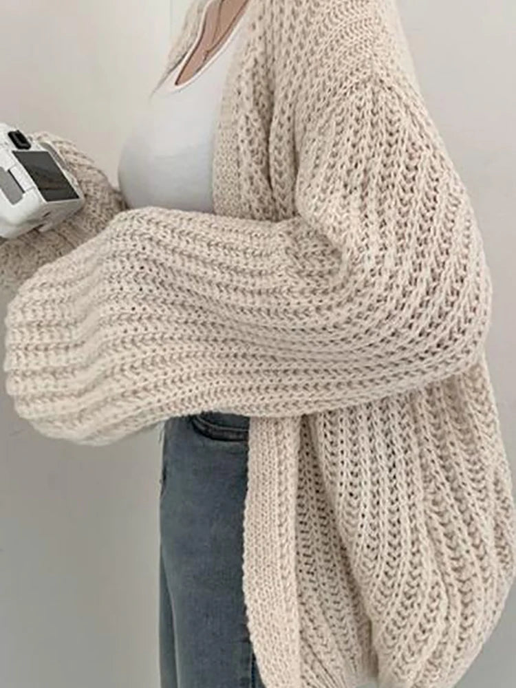 Sweet Knit Lantern Cardigan