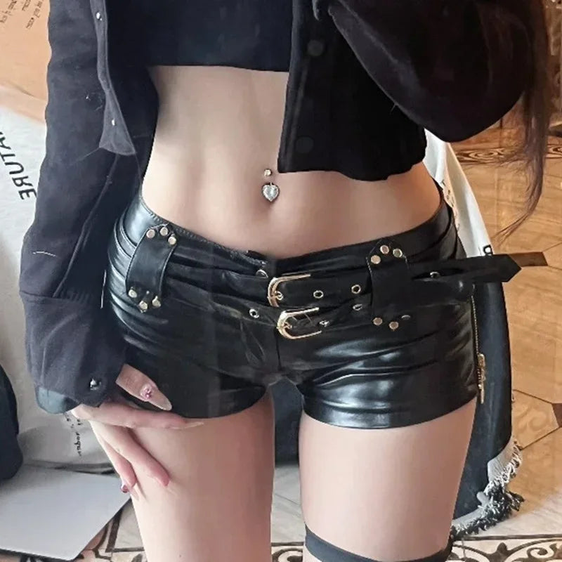 Leather Lift Shorts