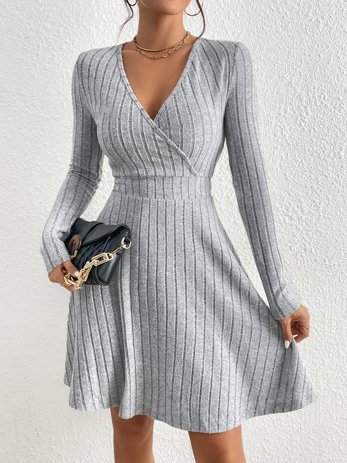 Elegant Knit Bodycon Dress