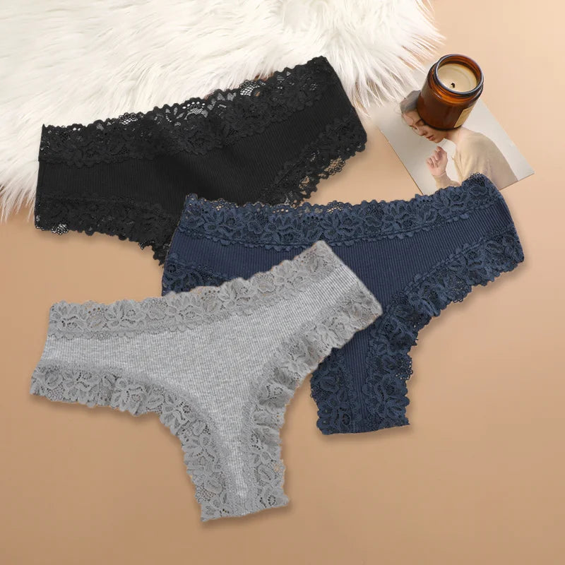 Floral Lace Comfort Briefs