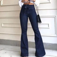 High Waist Flare Jeans for Women