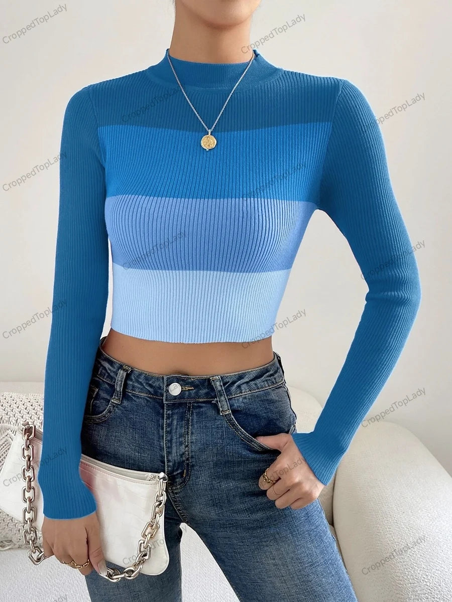 Cozy Crop Turtleneck Sweater