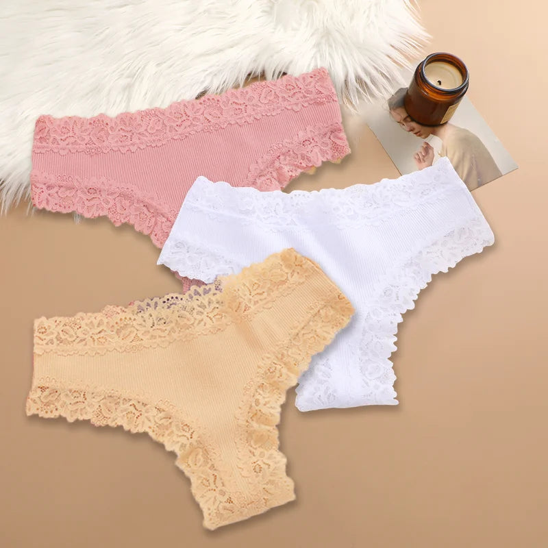 Floral Lace Comfort Briefs