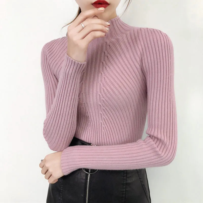 Comfy Slim Turtleneck Sweater