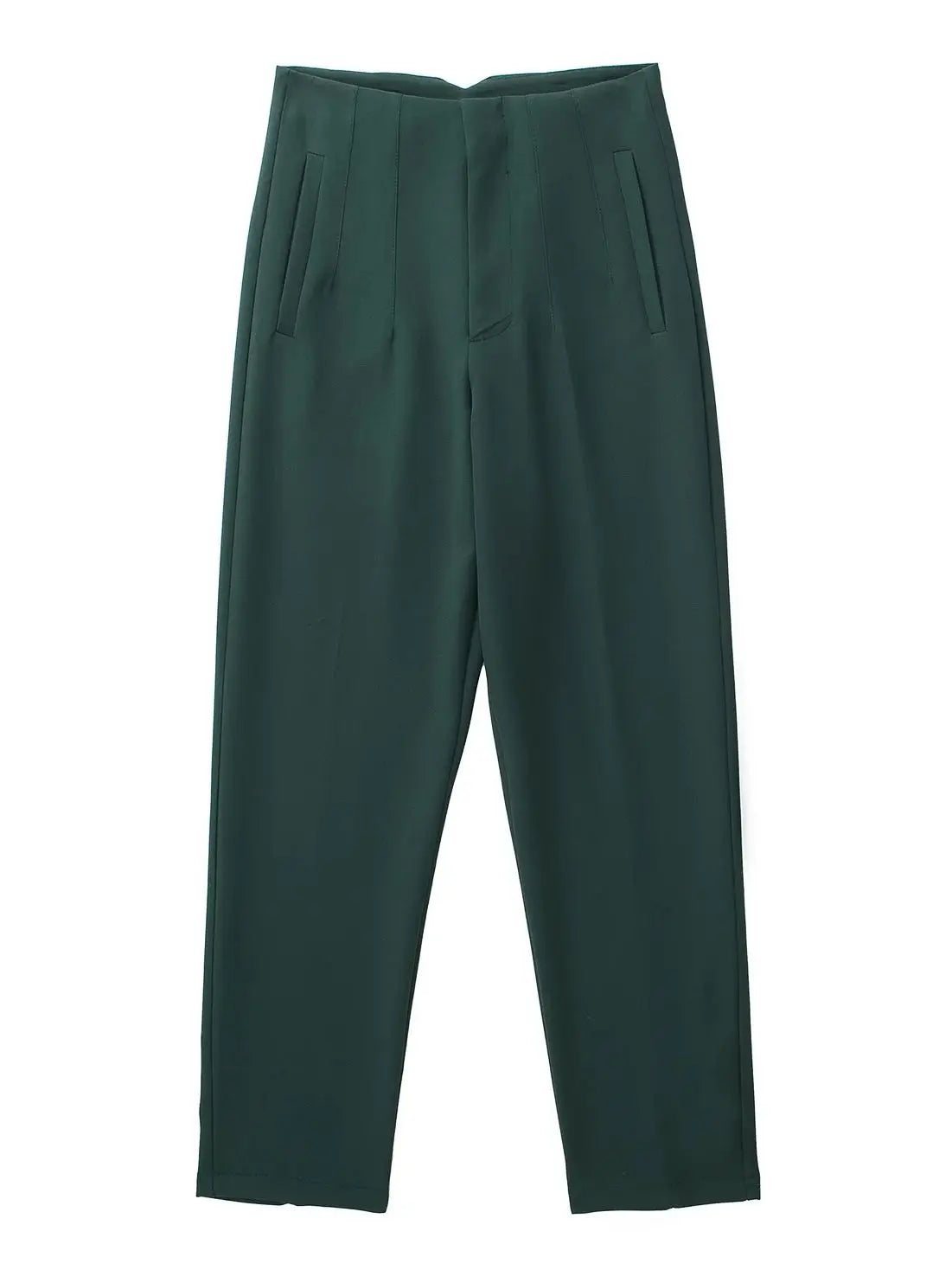 Chic Vintage High Waist Trousers