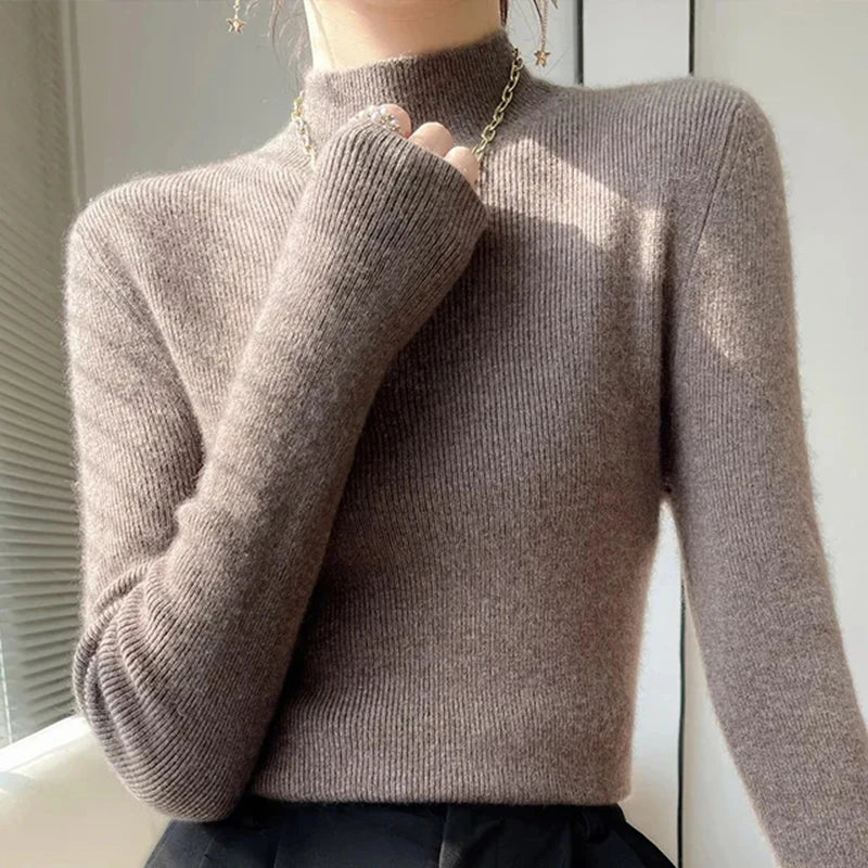 Knit Half Turtleneck Sweater