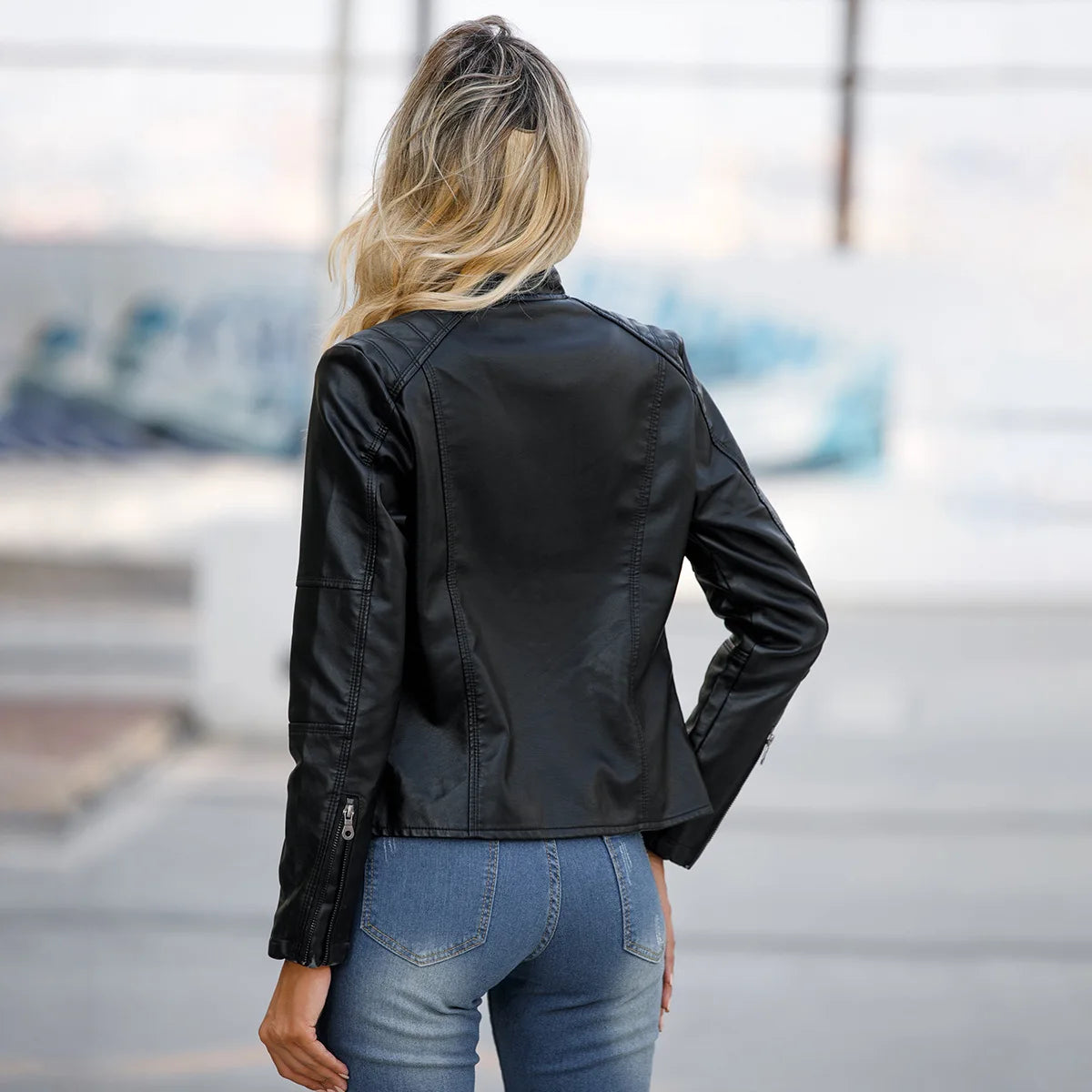 Chic Black Biker Jacket