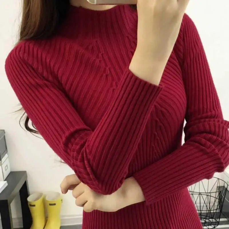 Comfy Slim Turtleneck Sweater