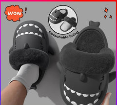 Plush Shark Slippers