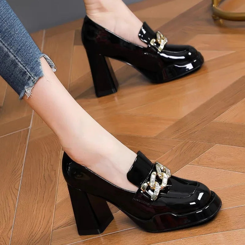 Elegant Mary Jane Thick Heels