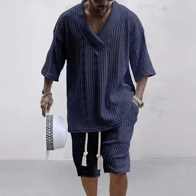 Men Summer Knitwear Set - WellnessWays Fitness and Wellbeing