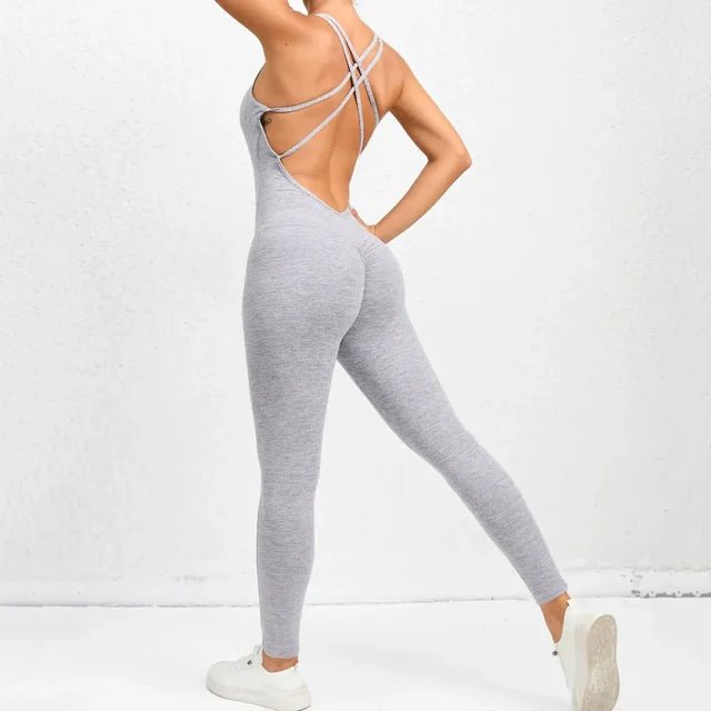 Sexy Backless Yoga Bodycon - WellnessWays Fitness and Wellbeing