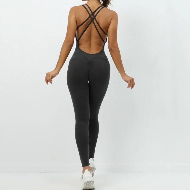 Sexy Backless Yoga Bodycon - WellnessWays Fitness and Wellbeing