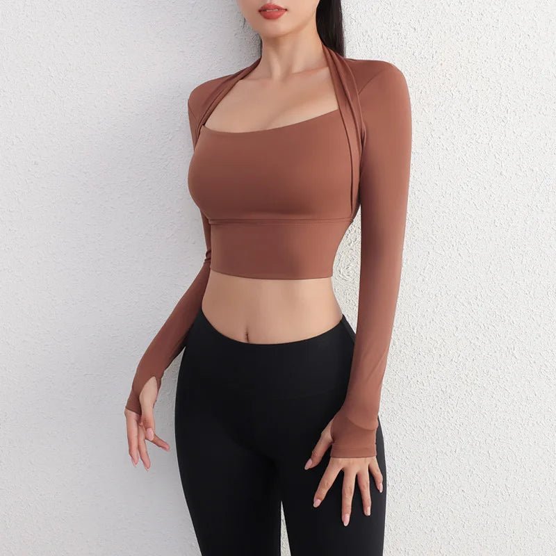 Sexy Padded Yoga Crop Top - WellnessWays Fitness and Wellbeing