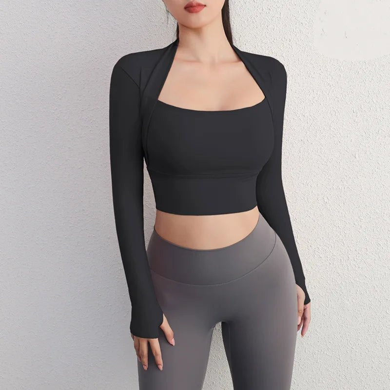 Sexy Padded Yoga Crop Top - WellnessWays Fitness and Wellbeing