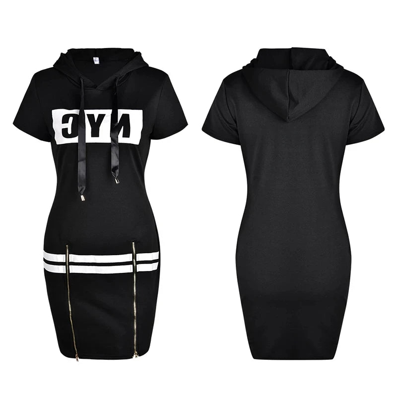 Summer Hoodie Dress - WellnessWays Fitness and Wellbeing